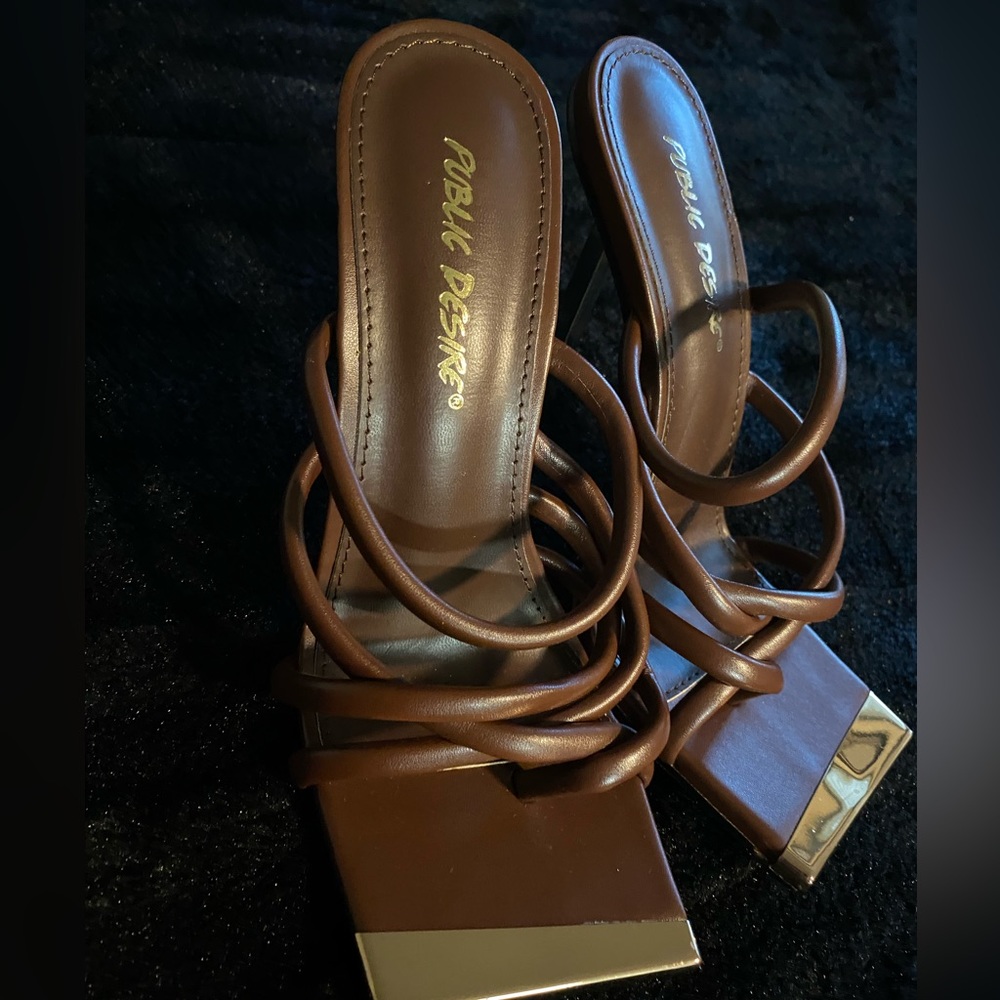 Public Desire Brown heels